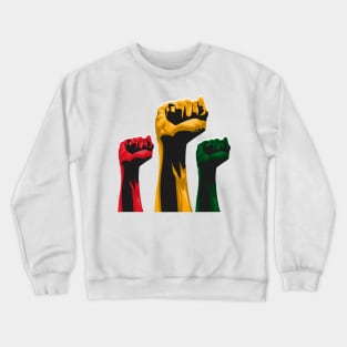 Support black peoples Crewneck Sweatshirt